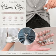 Cadenas con clips para sujetar dobladillos de pantalones y blusas, mangas de camisas. - Img 56384431