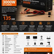 INVERSOR DC-AC 72V a 120V - 3000W Q7-LUMINA NUEVOS EN CAJA!!! - Img 51293305