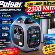 Planta eléctrica de gasolina silenciosa inverte de 2300 watt adaptable a gas nuevas en caja - Img 57658165