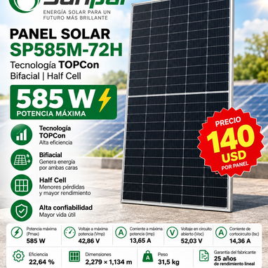 Breques , Inversores , baterias , cajas brequeras ,rieles  ,paneles solares - 2/8