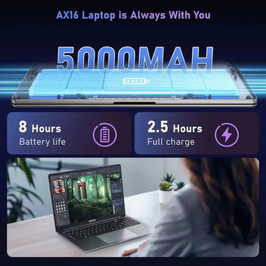 LAPTOP 🎁NUEVA🎁📦CAJA, AceMagic Pro (AX16), 16" FHD IPS Antireflejo, Intel N95, 16GB RAM, 512GB SSD, 7Horas - Img 122506041