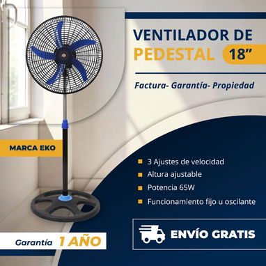 Ventilador de Pedestal 18" Eko - 2/2