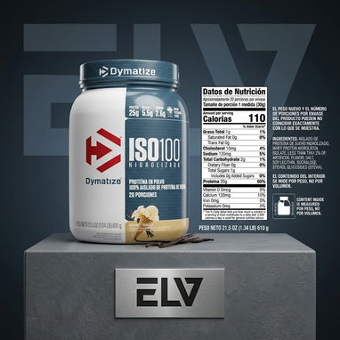 WP Dymatize ISO 100 Hidrolizada // Sabor Vainilla // 20 servicios - 2/4