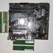 se vende motherboard de uso B365M-A con microprocesador celeron  G4930 a 3.20Ghz y 4 memorias ram DDR4 - Img 56571778