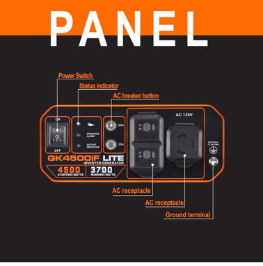 Planta eléctrica Genkins 4500W, silenciosa, potente y fácil de usar – Ideal para casa o trabajo - Img 95515696