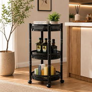 📢 Organizador, con tres niveles para decorar su hogar o negocio 🖤 Importados. - Img 56242517