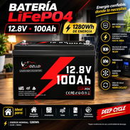 Batería LiFePO4 de 12.8V 100A  - 1280Wh de energía  - BMS de 100A - Ideal para nuestros sistemas de respaldo energético - Img 57549945