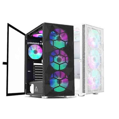 Montech x3 chasis rgb con 6 fanes y lateral de cristal new52815418 - Img 100635463