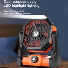 🌬️💡 VENTILADOR PORTÁTIL RECARGABLE CON LUZ LED La solución real para el calor, los apagones y los mosquitos 😓🦟 - Img 116989194