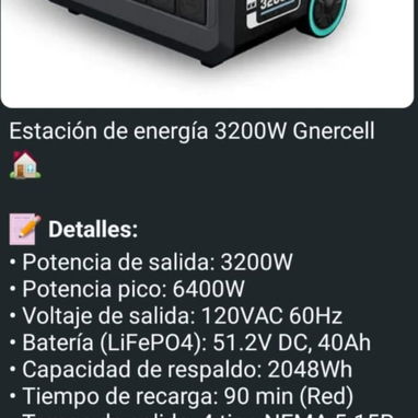 Ecoflow delta 2, delta 3 clásica,delta 3 max, delta 3 plus,etc, baterías extra,Bluetti, Oupes, Gnercell y convertidores - Img 124152867