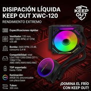 Disipacion Liquida KeepOut 120 ARGB - Img 55782880