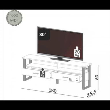 Mueble de televisor con dos gavetas mensajería incluida en la Habana comunícate con Pedro - Img 111978679