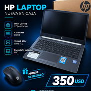 HP Laptop Intel Core i3 | 4GB RAM | SSD 128GB | Pantalla FHD 14" | $350 USD - Img 58375386