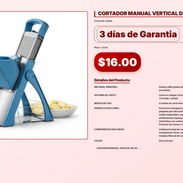 CORTADOR MANUAL VERTICAL DE VERDURAS . - Img 57101936