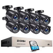 📹 SISTEMA DE SEGURIDAD ZOSI 8 CANALES 📹 AX | E01 | $420 USD - Img 56445089