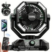 🌟🌟 Ventilador recargable de camping de 20000mAh - Img 51076908