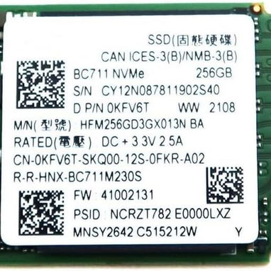 ⚡ ¡EN VENTA! 40 USD - SSD NVMe SK Hynix BC711 256GB – M.2 PCI‑e Gen 3×4 2230 - Img 123604434