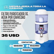 💧 FILTRO PURIFICADOR DE AGUA POR GRAVEDAD — 35 USD - Img 56815437