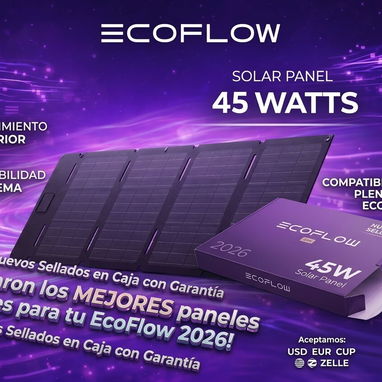 ​☀️ ¡LOS MEJORES PANELES SOLARES 2026! ☀️ ​Especiales para tu EcoFlow y Tenemos Delta 3 Clasica ​📞 56545958 - Img 121312631