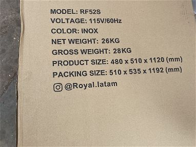 Refrigerador marca Royal de 5.2 pues nuevo en caja con garantía de 3 años y traporte incluido - Img 67327253