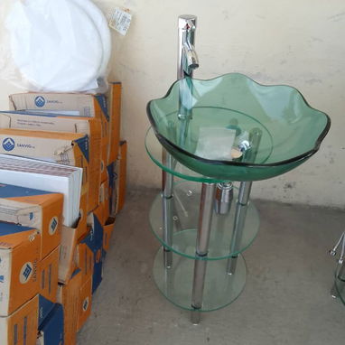 Juegos de baños , Lavamanos, bloques de cristal pilas, duchas y más - 5/9