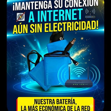 USTED MANTENDRÁ LA CONEXIÓN AÚN EN CORTE DE ELECTRICIDAD💥 CONTACTE HOY Y OBTENGA SU BATERÍA 52415332 - 4/4