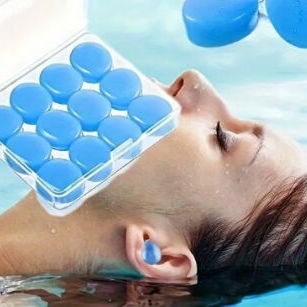 12 TAPONES DE OIDOS. PARA DORMIR MEJOR, PARA NATACION, CONTRUCCIÓN ECT - Img 112754997