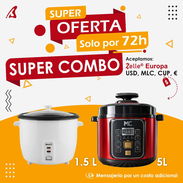 Olla reina+Arrocera,2 meses garantia,somos empresa,domicilio con costo adicional - Img 55392953