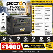 🔋 ESTACIÓN DE ENERGÍA PORTÁTIL PECRON F3000 LFP – 1400 USD ⚡ CARACTERÍSTICAS: ▪ Potencia de funcionamiento: 3600W ▪ Vo - Img 57648432