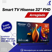 🔥 *Smart TV Hisense 32" FHD*  🔥 125 USD con envío hasta su casa - Img 56889601