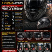 🏍️ CASCO INTEGRAL 🏍️ DE FIBRA DE CARBONO. SERVICIO DE MENSAJERÍA CON FACTURA Y GARANTÍA. TL 54833699 - Img 55080316