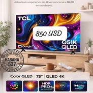Smart TV TCL/ 75 pulgadas Google TV QLED 4k/ 850 USD - Img 55645239
