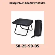BANQUETA PLEGABLE PORTÁTIL - Img 55728008
