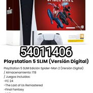 !!!PlayStation 5 SLIM Nuevo en su caja/ Edición Spider-Man 2 (Versión Digital)!!! - Img 45631469