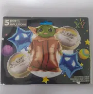 Set de Globos de 5 Piezas - Temática Star Wars Baby Yoda Description Precio: 2.83 USD - Img 49879100