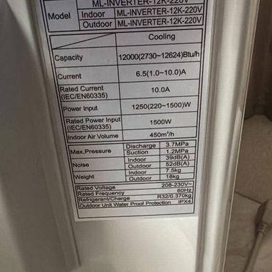 Split inverter Milexus 220v - Img 123593901