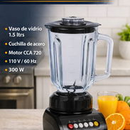 Batidora de vidrio marca Ruden de 1.5 Lt - Img 56295115