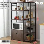 👨🏼🍳Estantes para cocina ✅Metal con pvc Medidas: 80 x 30 x 128 cm 🏷️145 usd - Img 55705234