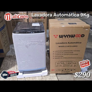 Lavadora Automática 9KG Wynwood - 2/2