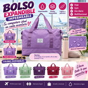 BOLSO EXPANDIBLE MULTIFUNCIONAL E IMPERMEABLE ✨👜 (Yus) 16 USD - Img 57101363