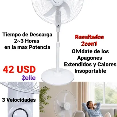 Ventiladores recargables - Img 123176592