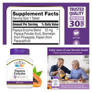 Enzimas de papa para el apoyo digestivo pomo de 100 capsulas selladas - Img 50255508