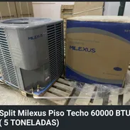 *Split Milexus Piso Techo 60000 BTU ( 5 TONELADAS)* - Capacidad: 60000 BTU, 5 toneladas - Voltaje: 220 V 60 HZ - Panel - Img 55915401