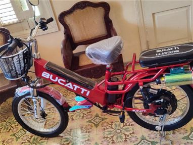 Bici Moto Electrica de Litio Bucatti Nueva 0 KM - Img 60307665