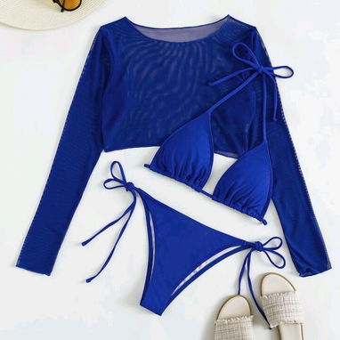 Bikini tres piezas, con mangas largas - Img 123035915
