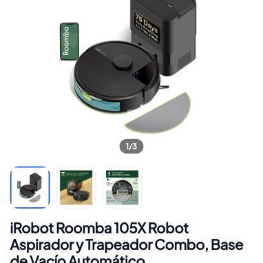 Robot aspiradora y fregasuelos con control por celular (hay otros modelos) - 3/10