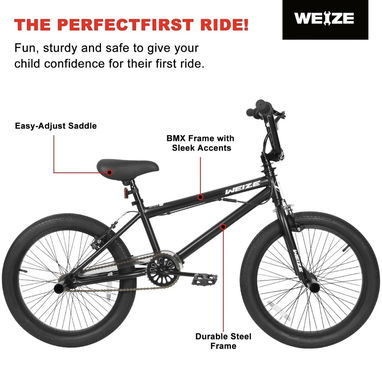 🚴♂️ Bicicleta “BMX WEIZE 20” Color Negro – Nueva en Caja📦 al 53822315 - Img 125039744