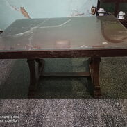Mesa de comedor de madera de caoba - Img 45442866