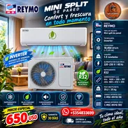❄️ SPLIT ❄️ REYMO 1.5 TON 220V INVERTER. MENSAJERÍA CON FACTURA Y GARANTÍA. 📲 54833699 - Img 57614538