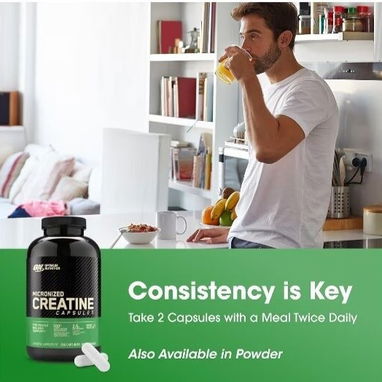 ☎️53544655 🛵 Entrega Disponible ⭐Creatina Micronizada Optimum Nutrition en Cápsulas (200 Cápsulas) ⭐ - Img 125920323